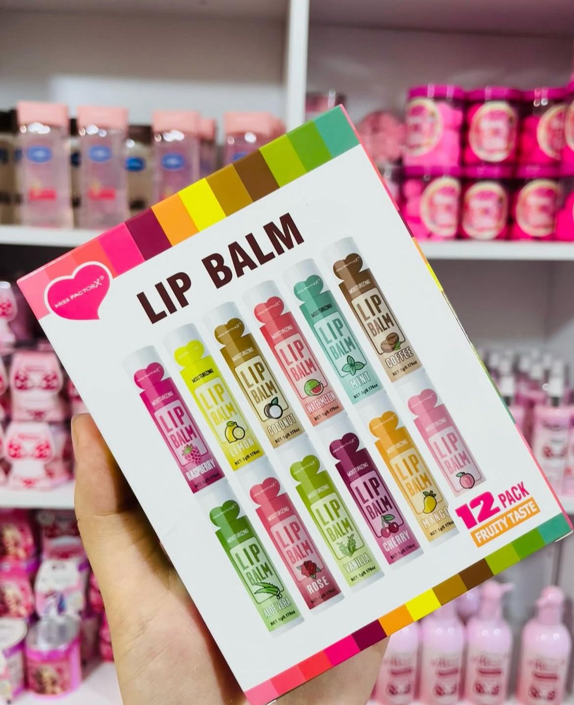 Lip balm set 12 pcs